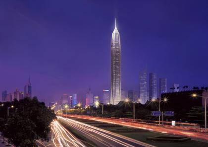 ��������� Ping An International Finance Center � ���������. ���� � �����: http://kpf.com