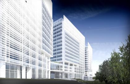 ������������������� �������� Liberty Plaza � ����� W Santa Fe (�) Richard Meier & Partners 