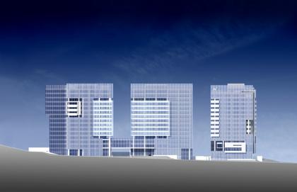 ������������������� �������� Liberty Plaza � ����� W Santa Fe  (�) Richard Meier & Partners 