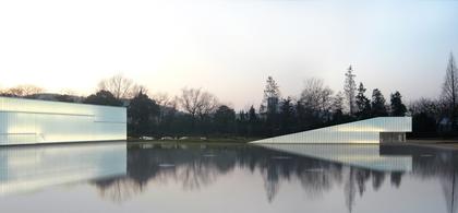 Hangzhou Music Museum, Hangzhou, China, 2009
Rendering &copy; Steven Holl Architects