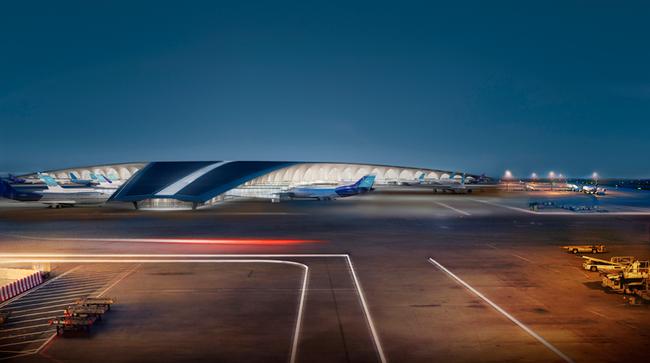 Терминал Международного аэропорта Кувейта © Foster + Partners Терминал Международного аэропорта Кувейта © Foster + Partners