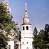 Uglich. Belfry of Saviour-Transfiguration Church. Photo 2001
